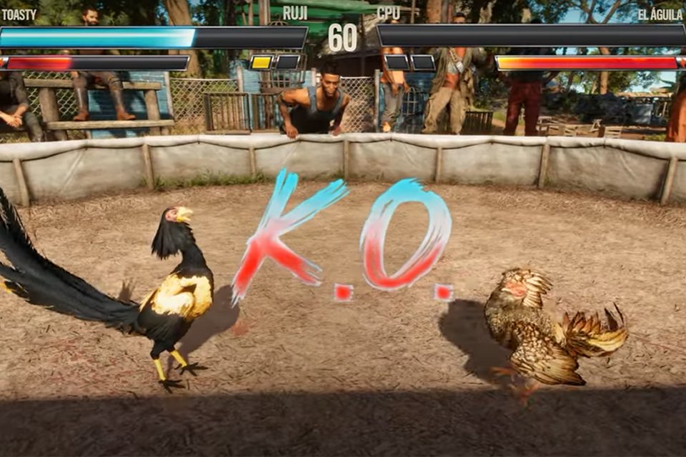 Far Cry 6: PETA quer proibir rinhas de galo no jogo