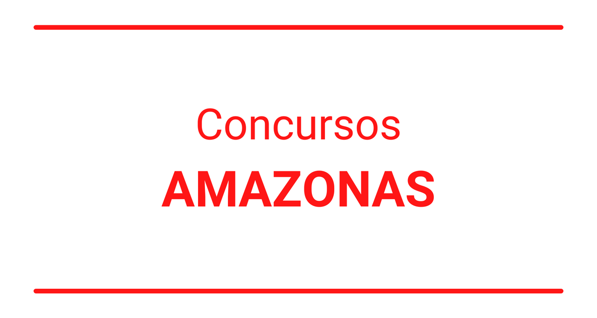 Amazonas oferece 2,6 mil vagas em concursos públicos, com salários de até R$ 12 mil