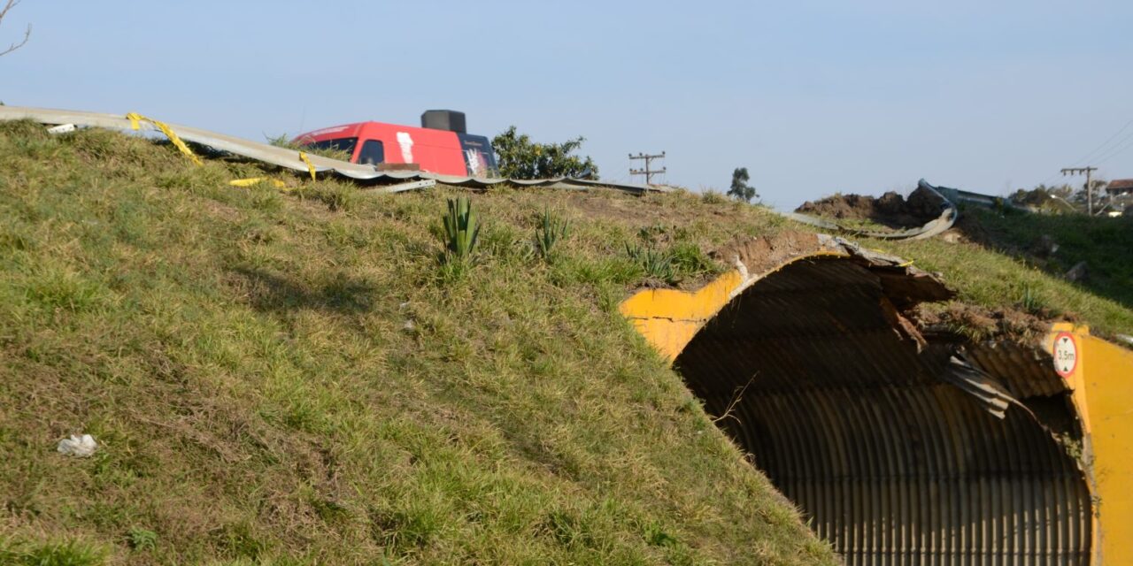Diário do Alto Vale | Túnel do bairro Fundo Canoas será recuperado