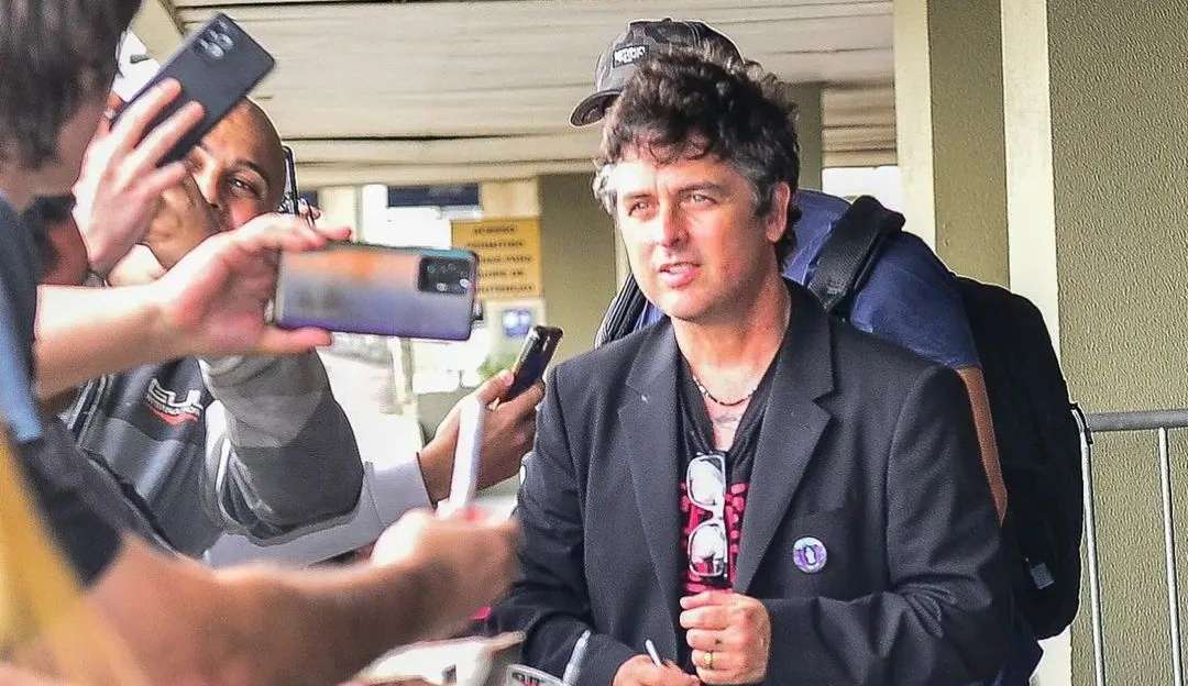Green Day desembarca no Brasil para apresentação no festival